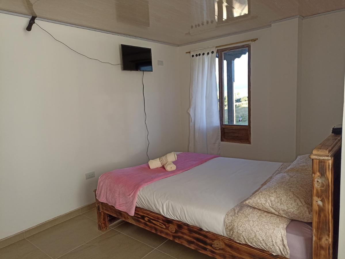 Hotel Tota Eliseo Playa Blanca Lago De Tota Esterno foto