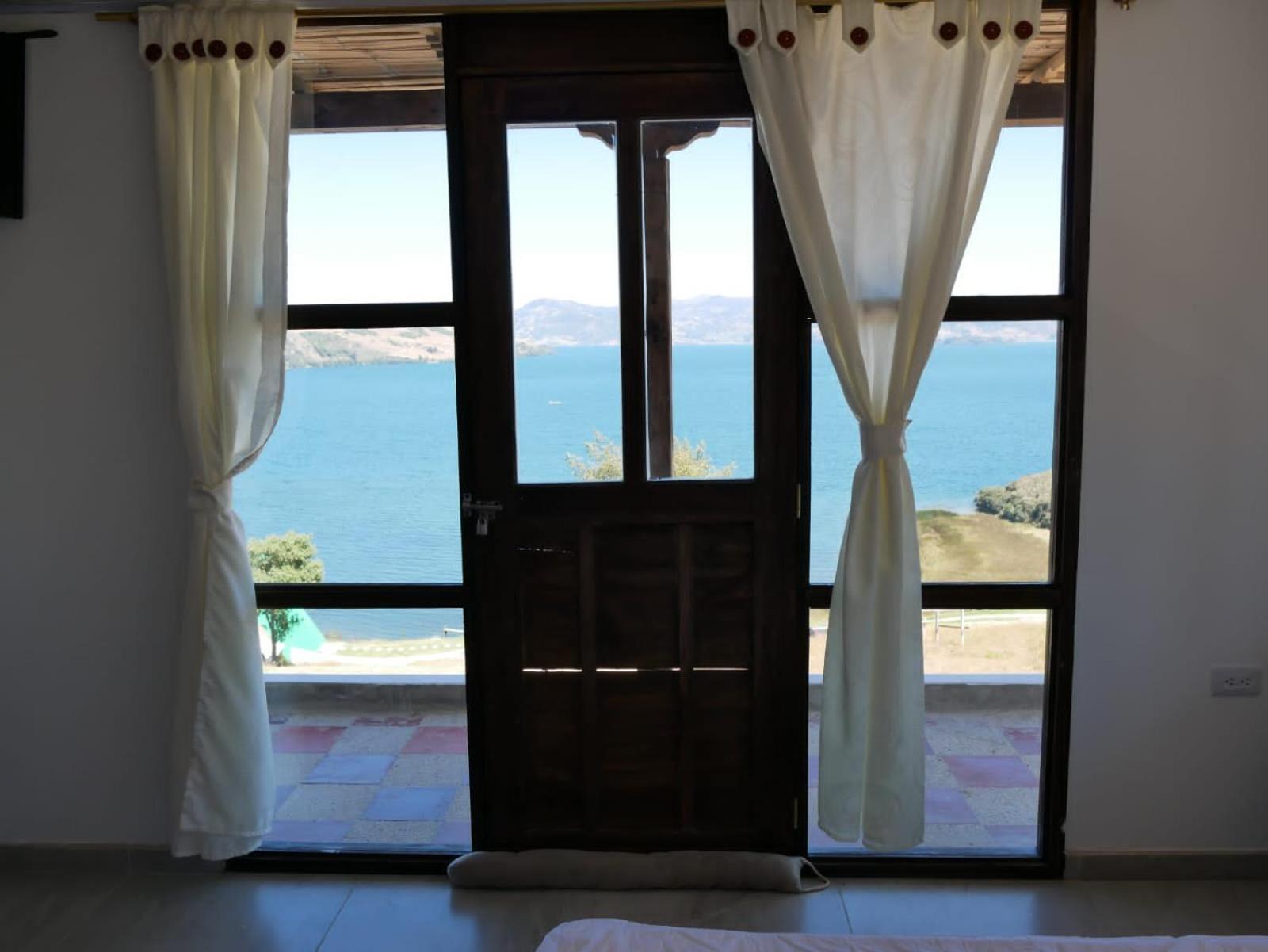Hotel Tota Eliseo Playa Blanca Lago De Tota Esterno foto